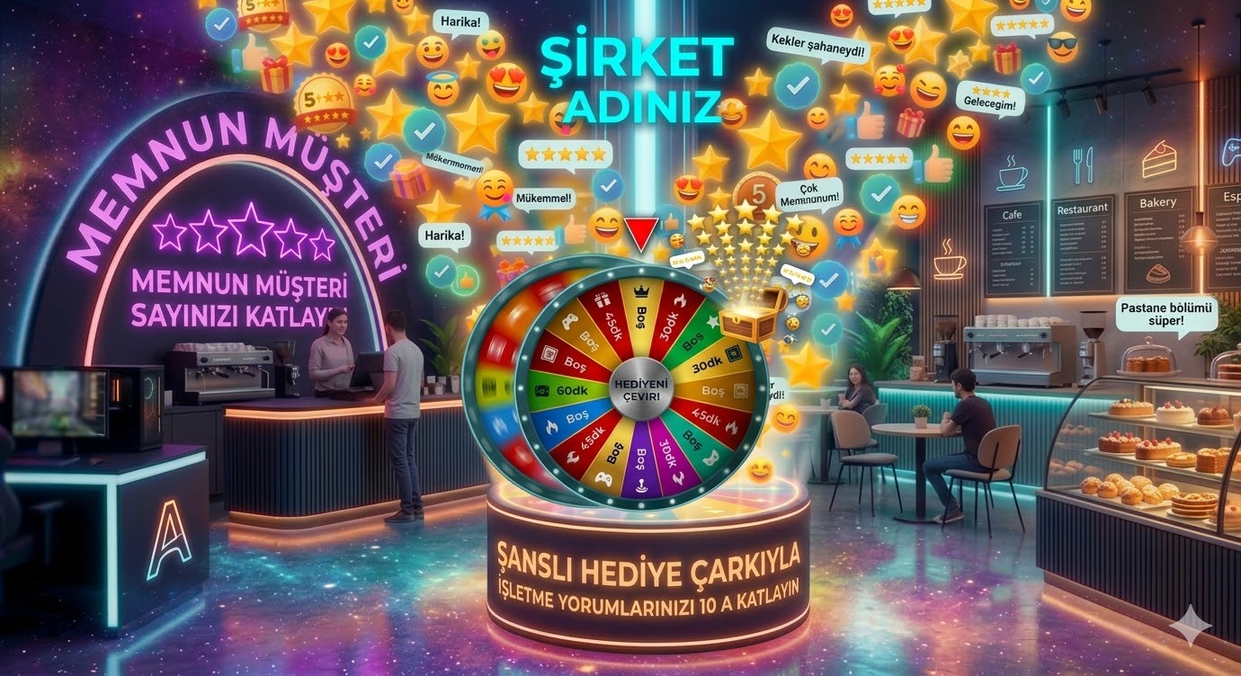 Yorum Yağmuru Hediye Çarkı